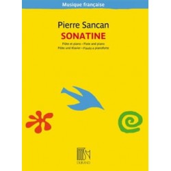 Pierre Sancan Sonatine pour flûte et piano