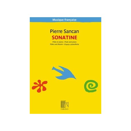 Pierre Sancan Sonatine pour flûte et piano
