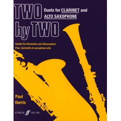 Paul Harris Two by Two pour clarinette et saxophone alto