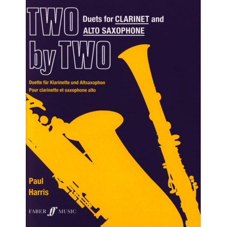Paul Harris Two by Two pour clarinette et saxophone alto