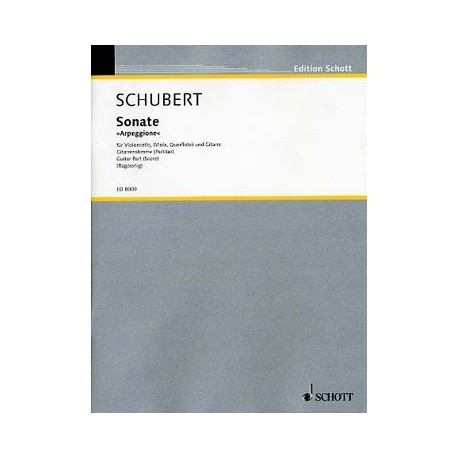 SCHUBERT SONATE ARPEGGIONE FLUTE ET GUITARE