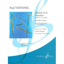 Paul Taffanel Fantaisie sur le Freischütz flute et piano