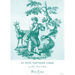 TOMASI Le Petit Chevrier Corse flute et piano ou harpe