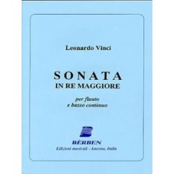 Leonardo Vinci Sonata in Re Maggiore flute