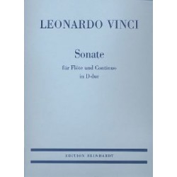 Leonardo Vinci Sonate en Ré Majeur- flute et basse continue