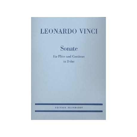 Leonardo Vinci Sonate en Ré Majeur- flute et basse continue