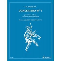 Jean-Baptiste ACCOLAY Concertino n°1 en la mineur