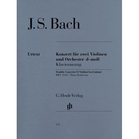 BACH CONCERTO 2 VIOLONS BWV1043 RE MINEUR