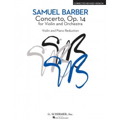 BARBER Concerto pour Violon op. 14