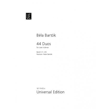 BARTOK 44 Duos Volume 1 - 1-25