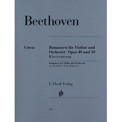 BEETHOVEN Romances en Sol majeur op. 40 et en Fa majeur op. 50 pour violon et orchestre