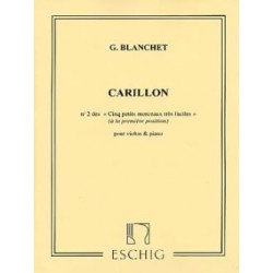 Georges Blanchet Carillon violon et piano