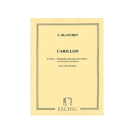 Georges Blanchet Carillon violon et piano