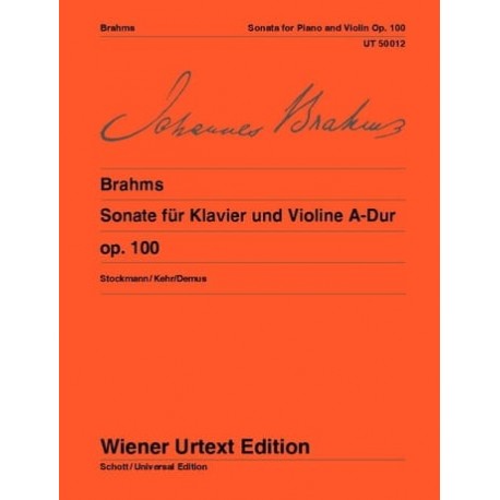 BRAHMS Sonate N°2 en la Majeur Op. 100
