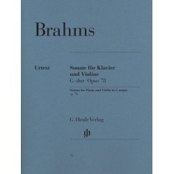 BRAHMS Sonate pour violon en Sol majeur op. 78