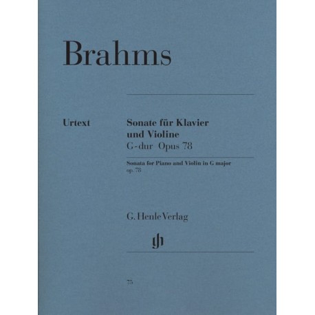 BRAHMS Sonate pour violon en Sol majeur op. 78