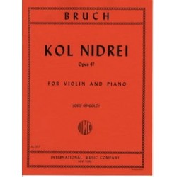 BRUCH Kol Nidrei op. 47 violon et piano