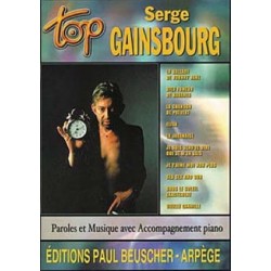 Top Gainsbourg ~ Songbook d'Artiste (Paroles Seulement/Tous Les Instruments)