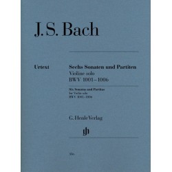 BACH Sonates et Partitas BWV 1001-1006 pour Violon solo
