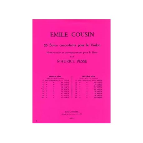 Emile Cousin Solo concertant n° 5 en ré majeur