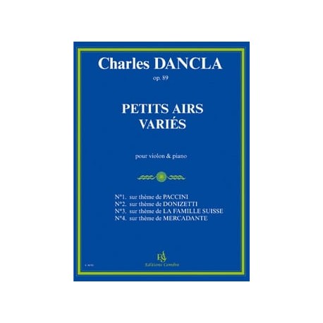 DANCLA Petits airs variés Op. 89