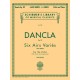 DANCLA 6 Airs variés op. 89 violon et piano
