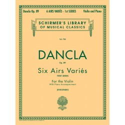 DANCLA 6 Airs variés op. 89 violon et piano