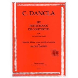 DANCLA Petit solo de concerto op. 141 n° 2 en la mineur