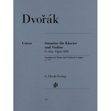 DVORAK Sonatine pour violon en Sol majeur op. 100