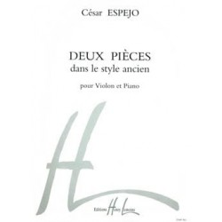 César Espéjo 2 Pièces dans le style ancien - Violon