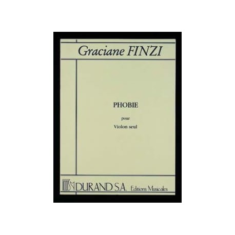 Graciane Finzi Phobie violon seul