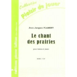 Jean-Jacques Flament Le Chant des prairies - Violon et Piano