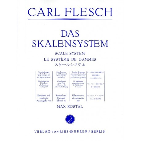 Carl Flesch Le Système de Gammes - Violon