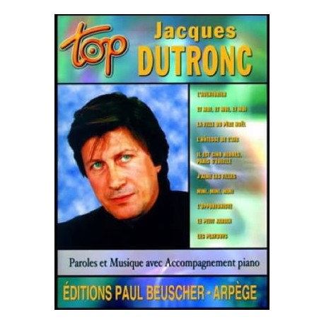 Top Dutronc~ Songbook dArtiste (Paroles Seulement, Tous Les Instruments)