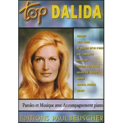 Top Dalida~ Songbook dArtiste (Piano, Chant et Guitare)