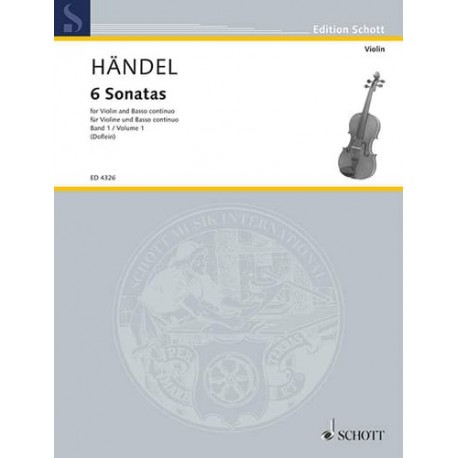 HAENDEL 6 Sonaten Band 1