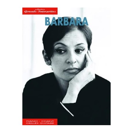 BARBARA COLLECTION GRANDS INTERPRETES Songbooks France