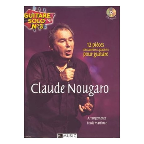Claude Nougaro : Guitare Solo N°3 : Nougaro~ Étude (Guitare)