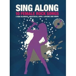 Sing Along - 10 Female Rocks Songs~ Morceaux d'Accompagnement (Ligne De Mélodie, Paroles eSing Along - 10 Female Rocks Songs~ Mo