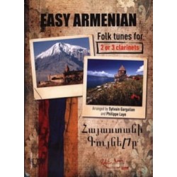 Traditionnels Easy Armenian Folk Tunes pour 2 (ou 3) Clarinettes