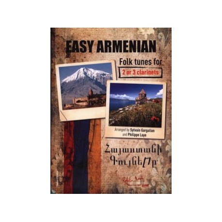 Traditionnels Easy Armenian Folk Tunes pour 2 (ou 3) Clarinettes