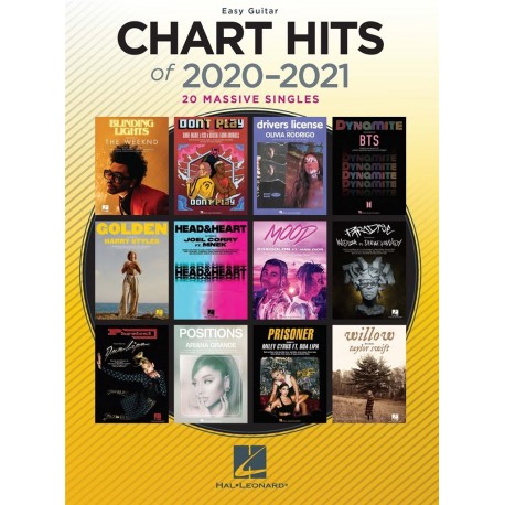 EASY GUITAR CHART HITS 2020 -2021