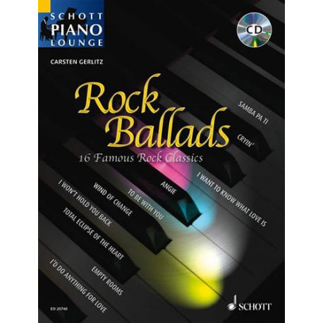 PIANO LOUNGE ROCK BALLADS CD