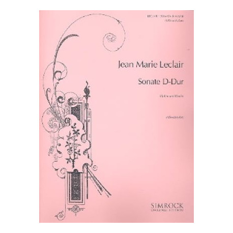 LECLAIR Sonate D-Dur