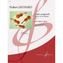 Hubert Léonard Solo A en mi mineur op. 62