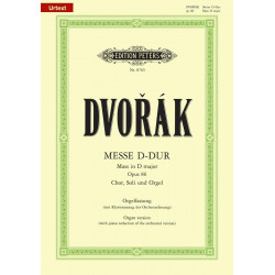 DVORAK Messe En Ré Majeur Opus 86