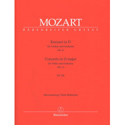 MOZART Concerto Violon n° 4 ré majeur KV 218