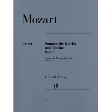 MOZART Sonates pour violon, volume 2