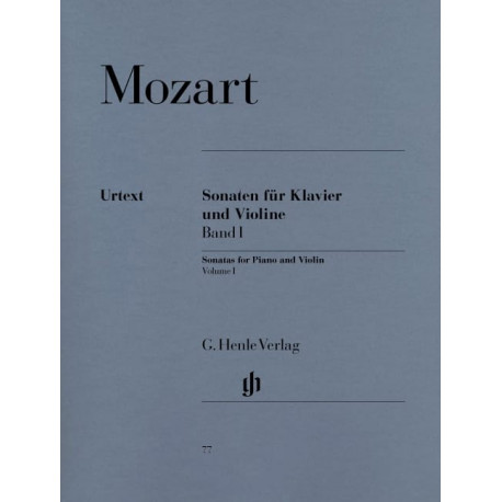MOZART Sonates pour violon, volume 1