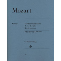 MOZART Concerto pour violon n° 1 en Si bémol majeur K. 207